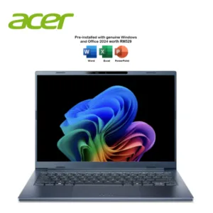 Acer Swift Go 14 Ai SFG14-75-952G 14" WUXGA Oled Laptop Steam Blue ( CU9 288V, 32GB, 1TB SSD, Intel, W11, HS+M365 )