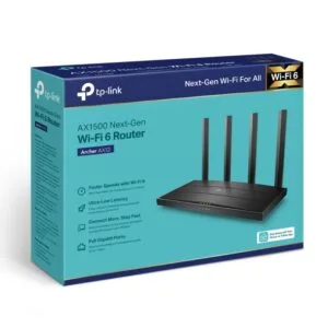 TP-LINK ROUTER AX1500 DUAL BAND WIRELESS GIGABIT WI-FI 6 ROUTER (ARCHER AX12)
