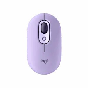 LOGITECH POP WIRELESS MOUSE WITH CUSTOMIZABLE EMOJI_PURPLE/ROSE