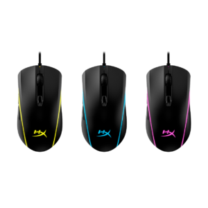 HYPER-X HYPERX PULSEFIRE RAID RGB WIRED GAMING MOUSE MICE WITH 11-BUTTON PROGRAMMABLE MICE (4P5Q3AA)