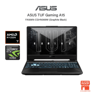 ASUS TUF Gaming A15 FA506N-CGHN777WS 15.6 FHD 144Hz Gaming Laptop (R7-8845HS, 8GB, 512GB, RTX3050, W11, HS+M365)
