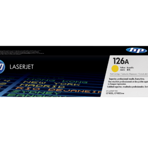 HP 126A Yellow LaserJet Toner Cartridge box (CE312A)