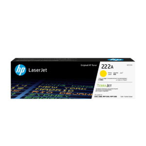 HP 222A Yellow Original LaserJet Toner Cartridge box